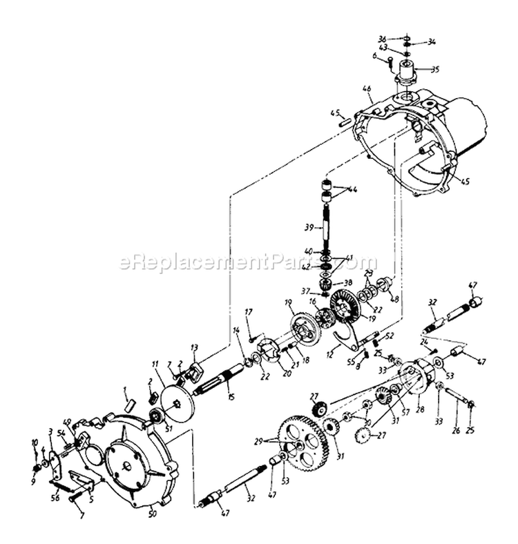 Page C Diagram and Parts List for 1361614G401 1996 Yard Man Lawn Tractor
